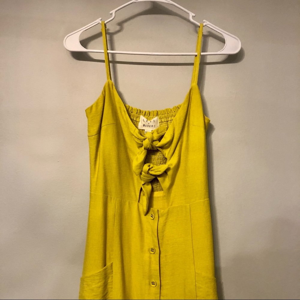Lost + Wander Yellow Midi Dress - Picture 4 of 7